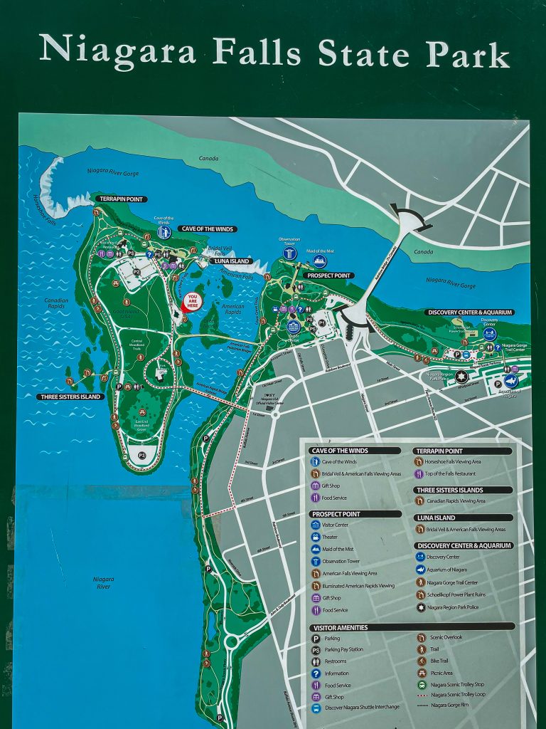 Niagara Falls map